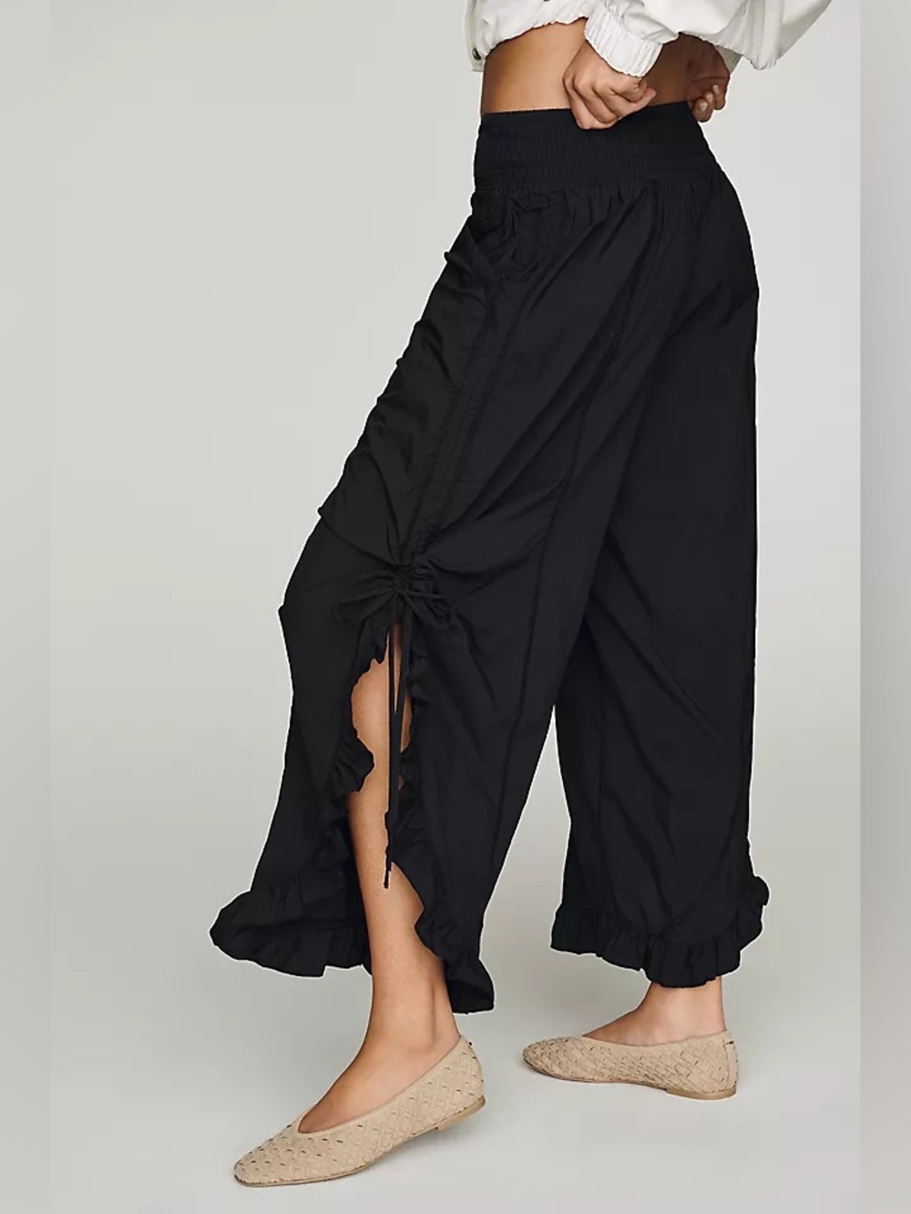 Anthropologie Daily Practice Ruffle Pants - Picture 4 of 10